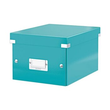 LEITZ Ablagebox Click & Store WOW, DIN A5, eisblau