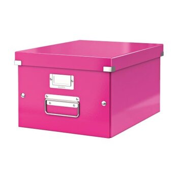 LEITZ Ablagebox Click & Store WOW, DIN A4, pink