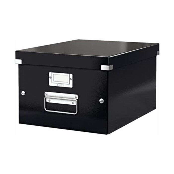 LEITZ Ablagebox Click & Store WOW, DIN A4, schwarz