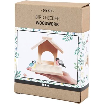 Creativ Company Vogelhaus – 1 Stk, H 12,5 cm, T...