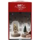 Creativ Company DIY-Set für Deko-Szenen unter Plastikglocken – 1 Pck, H 10+12,5 cm