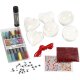 creativ company Kreativ Set Dekoration – 6 Acrylglas-Ornamente