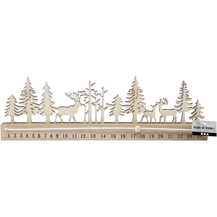 creativ company Adventný kalendár s dátumovými číslami, 40 cm