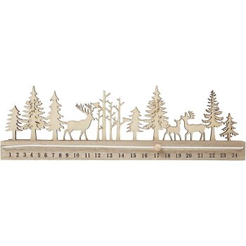 creativ company Adventný kalendár s dátumovými číslami, 40 cm
