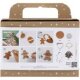 Creativ Company Kreativ Set Modellieren – 1 Pck, Kleine Kuchenfiguren, Mittelbraun