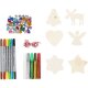 Creativ Company Kreativ Set Weihnachtsschmuck – 1 Pck, Ausmalen