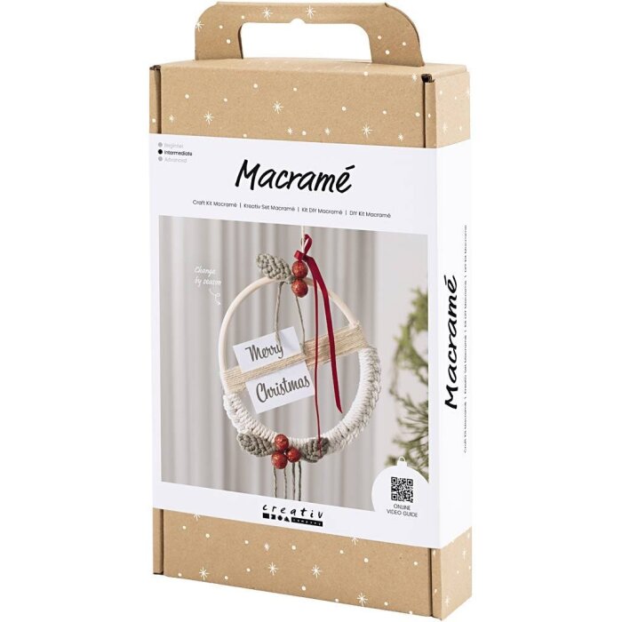 creativ company Kreatívna súprava Macramé, adventný veniec