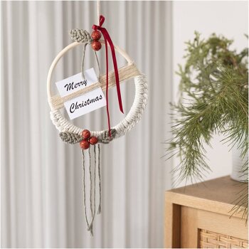 creativ company Kreatívna súprava Macramé, adventný veniec