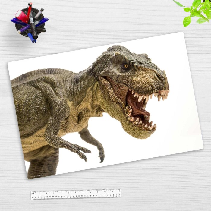 CYD prémiová podložka na stôl z vinylu 60 x 40 cm, dinosaurus Tyranosaurus
