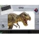 CYD prémiová podložka na stôl z vinylu 60 x 40 cm, dinosaurus Tyranosaurus
