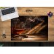 CYD Schreibtischunterlage premium Vinyl 60 x 40 cm Whisky mit Zigarren