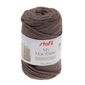stafil Macramé Cordy 200g 85m – coffee...