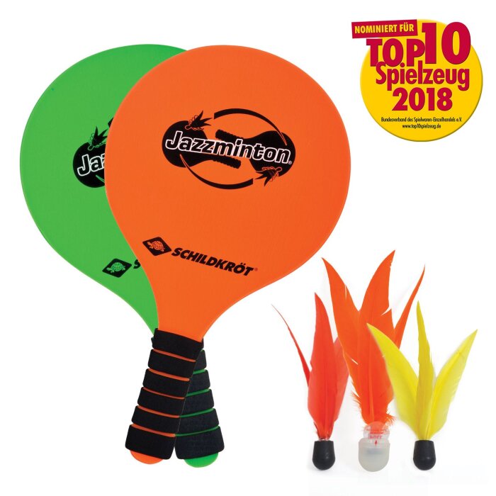 SCHILDKRÖT Jazzminton sada, oranžovo/zelená