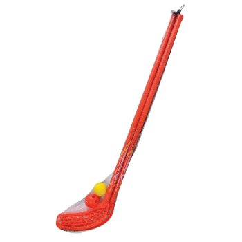 SCHILDKRÖT Fun-Hockey Set, 4-teilig, rot / gelb