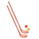 SCHILDKRÖT Fun-Hockey sada, 4-dielna, červená/žltá