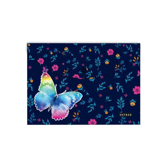 oxybag Dokumententasche A4 Butterfly Rainbow