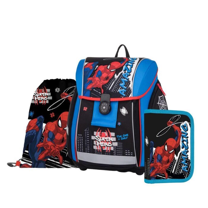 oxybag Školská taška set 3-dielny PREMIUM LIGHT Spiderman