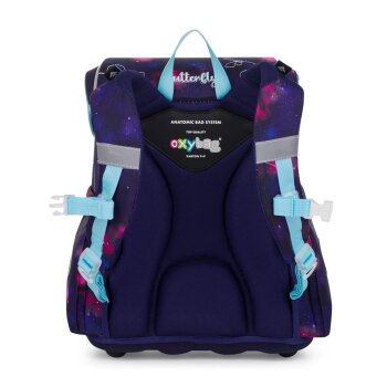 oxybag Schultaschenset 3-teilig PREMIUM COOL Butterfly Magical