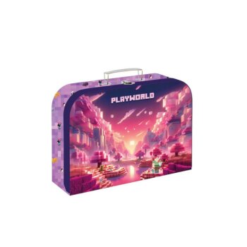 oxybag Detský lamino kufrík Playworld Girl