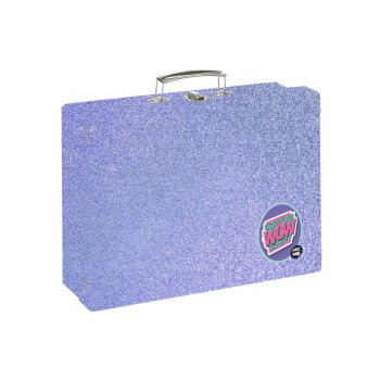 oxybag Detský lamino kufrík A4 OXY NEXT Shiny