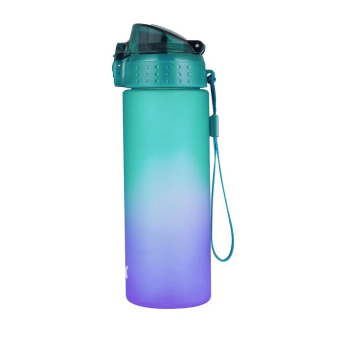 oxybag Flaša na pitie 600 ml OXY CLICK OMBRE violet-green