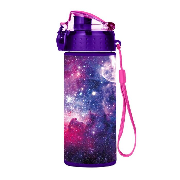 oxybag Flaša na pitie 600 ml OXY CLICK OMBRE Galaxy