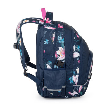 oxybag Schulrucksack/Freizeitrucksack OXY SCOOLER Flowers dark