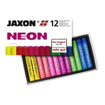 JAXON Ölpastellkreiden 12er Pack NEON