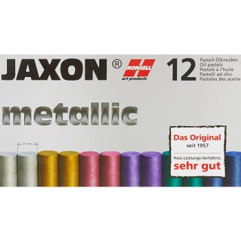 JAXON Ölpastellkreiden 12er Pack metallic