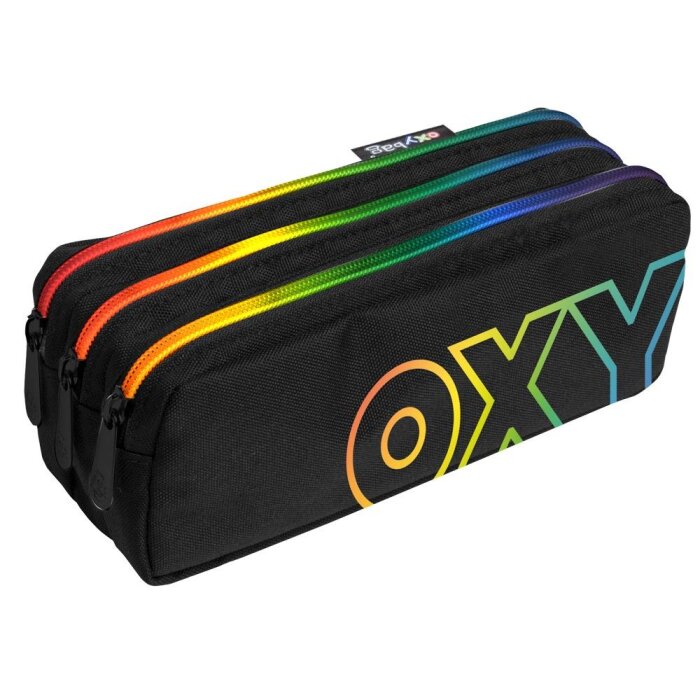 oxybag Školské puzdro 3 priehradky Rainbow