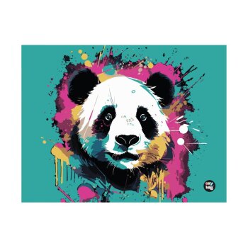 oxybag Kunstunterrichts-Tischdecke 65 × 50 cm Panda