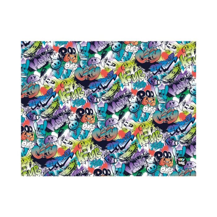 oxybag Ubrus do výtvarnej výchovy 65 × 50 cm Cool Graffiti