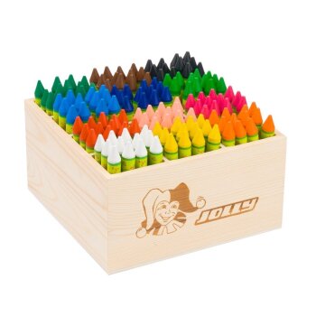 JOLLY Classpack-Holz Wachsmalkreiden Painty, 144er