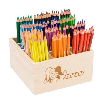 JOLLY Classpack-Holz Superstick AQUA Grundfarben, 144er