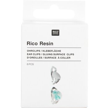 RICO Design Ohrclips mit runder Klebefläche –...