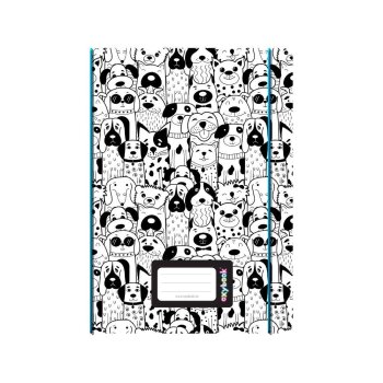 oxybag Oxybook PP A4, linajkovaný, 40 listov ART Dogs
