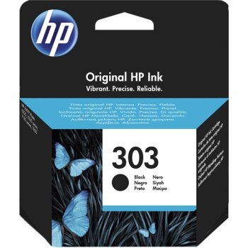 HP 303 Schwarz Druckerpatrone (T6N02AE)
