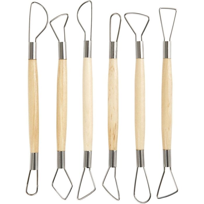 creativ company Ton-Schlingen 6er Set