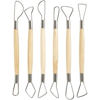 creativ company Ton-Schlingen 6er Set
