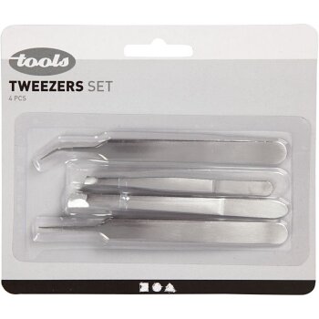 creativ company Pinzetten-Set 4-teilig