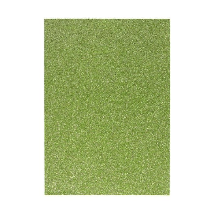 SPIRIT mosgumi / gumový papier trblietavý, A4 - citrónovo zelený