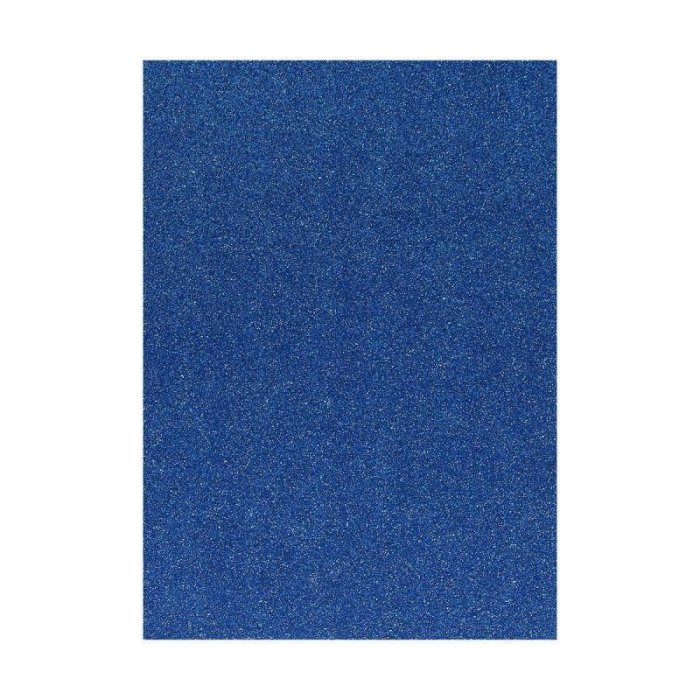 SPIRIT mosgumi / gumový papier trblietavý, A4, samolepiaci - modrý