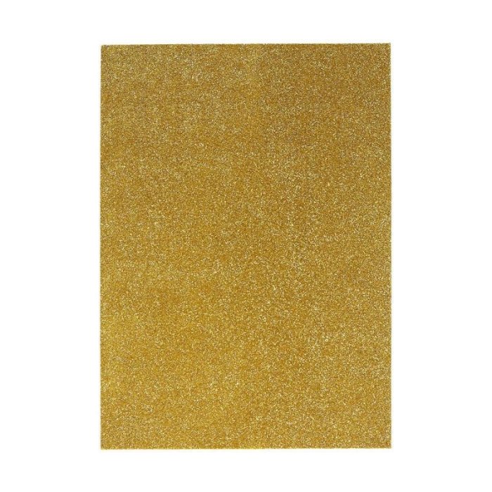 SPIRIT mosgumi / gumový papier trblietavý, A4 - zlatý