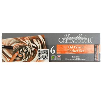 CRETACOLOR 6-dielna sada - olejové ceruzky na...
