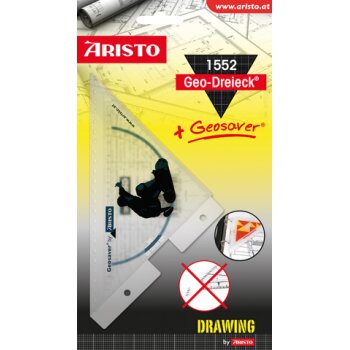 ARISTO Geodreieck® 16 cm transparent, mit...
