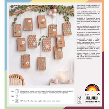 folia Adventskalender 24 Adventstütchen...
