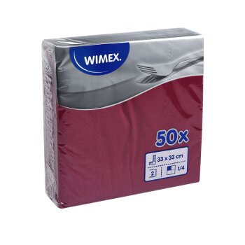 WIMEX obrúsky UNICOLOR vínovo...