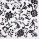 ti-flair papierové obrúsky 33 × 33 cm 20 ks Black Flowers