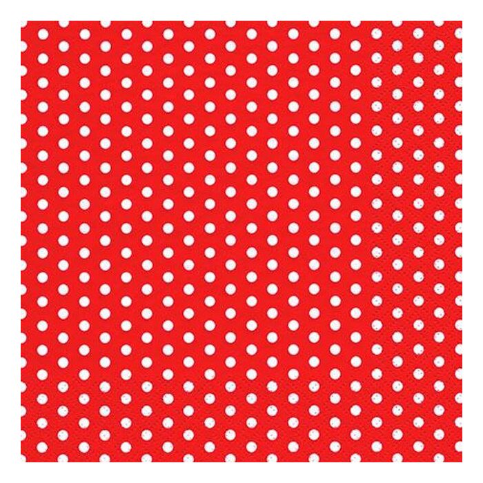 ti-flair Servietten 33 x 33 cm 20 Stück Red Dots