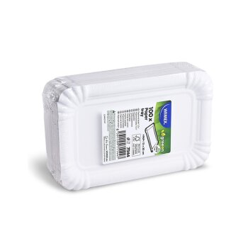 WIMEX Pappteller eckig 13 x 20 cm 100er